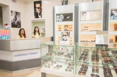clinics and optical retail stores
